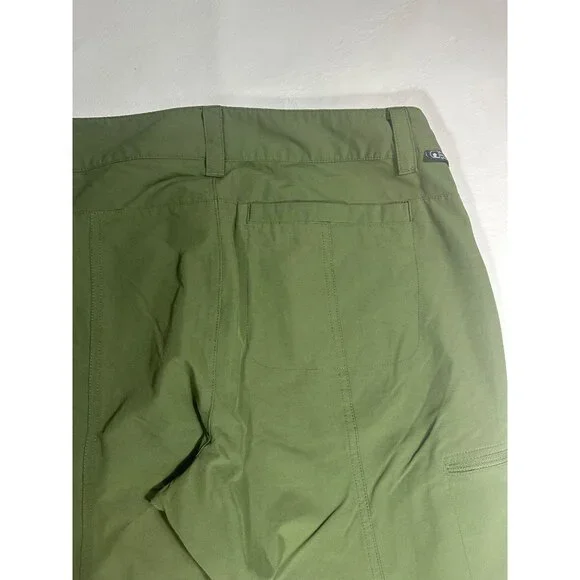 Eastern Mountain Sports Pants women's Skinny Legs Green Stretch Nylon Size 6s - Picture 5 of 6